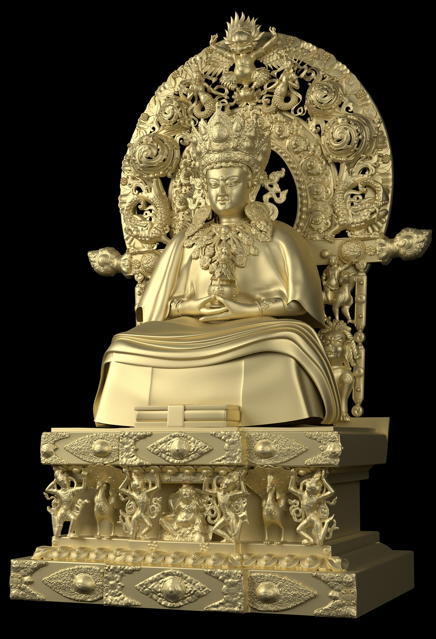 布达拉宫3D文物WebGL展示